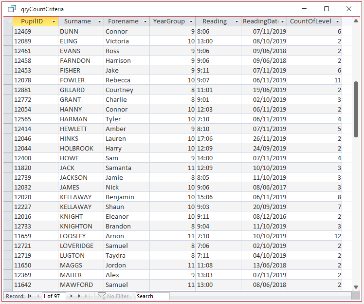 QueryResults