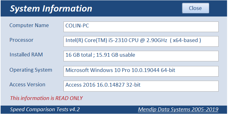 SystemInfo