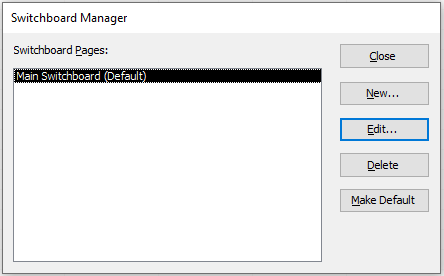 Switchboard Manager