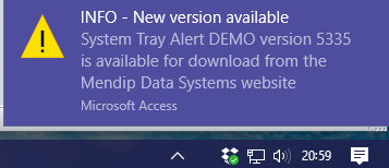 NewVersionMessage