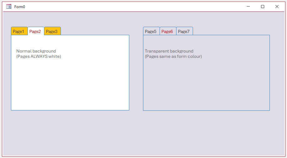 Tab Controls