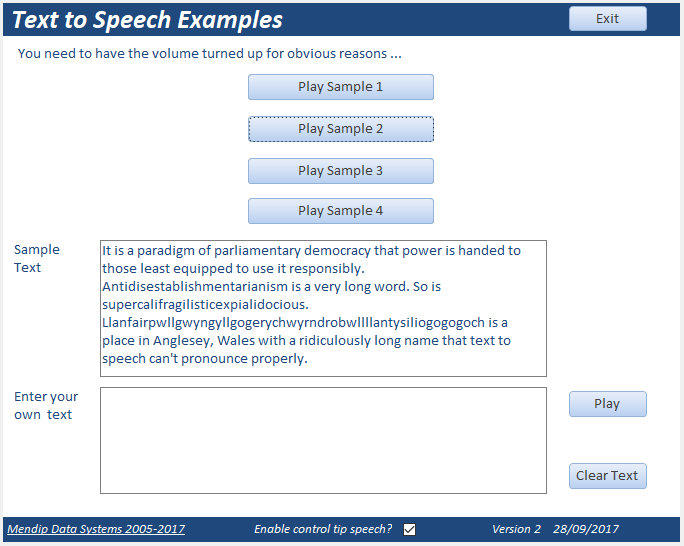Text2Speech2