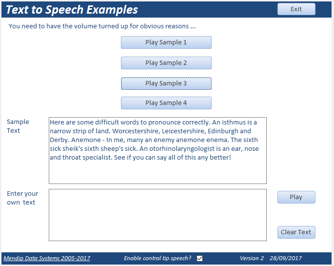 Text2Speech3