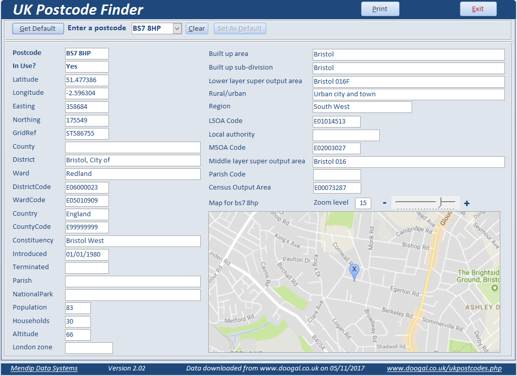 UK Postcode Finder