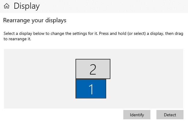 Display Settings Vert