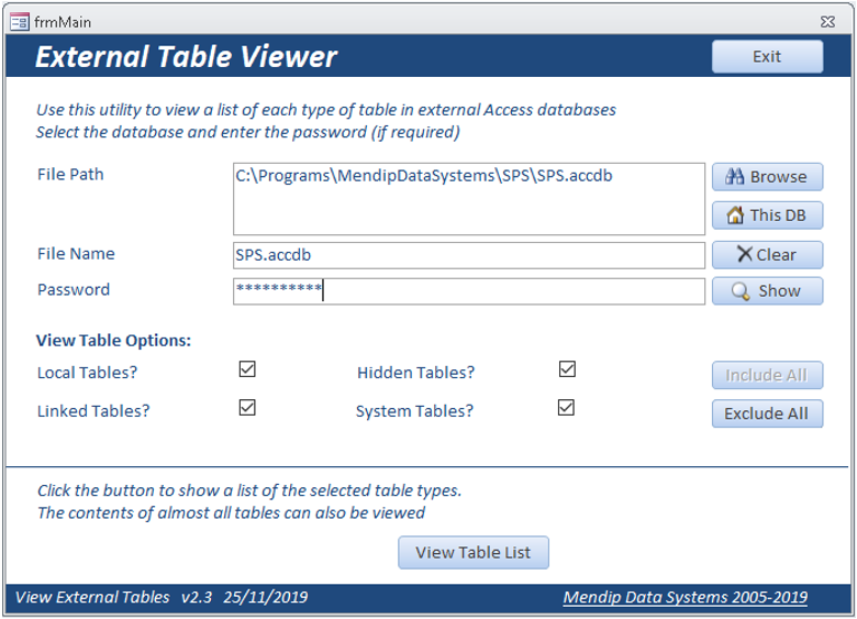 ExtDBTablesMainForm