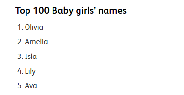 TopNames