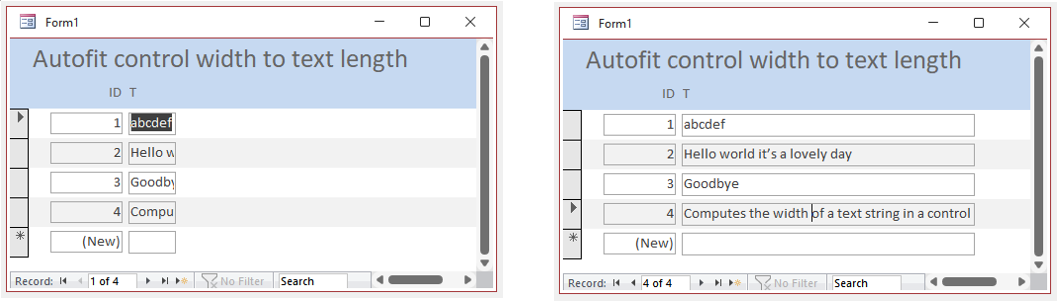 AutofitText