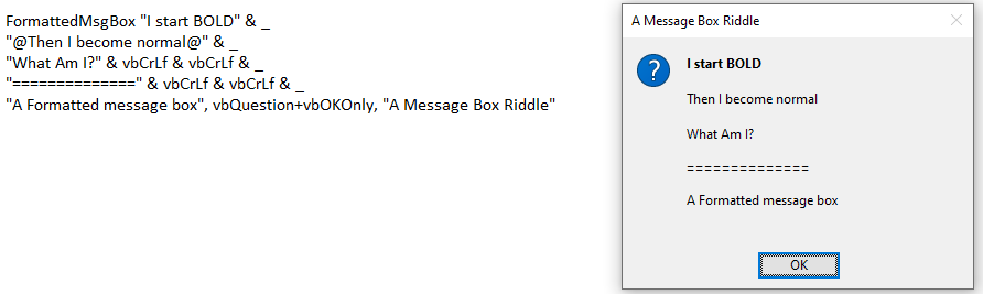 FormattedMsgBoxRiddle