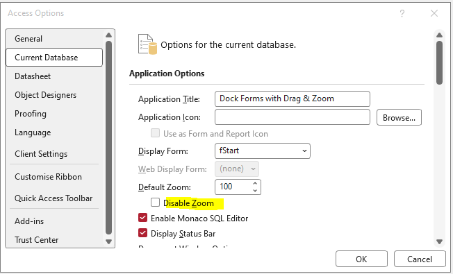Zoom enabled (default)